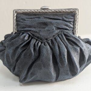 Vintage Dark Blue Purse Music Box